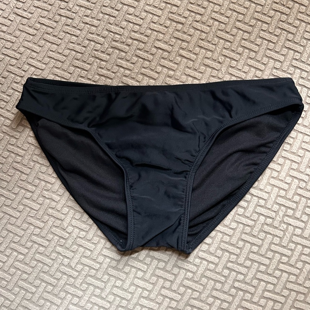 Size 6 PB Basics Classic Black Women's Swim Bottom